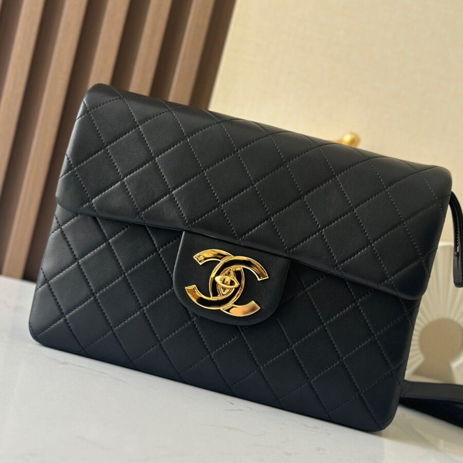 CC Backpack 30cm Black Gold Backpack Sheepskin 298105 | Studio Nafay