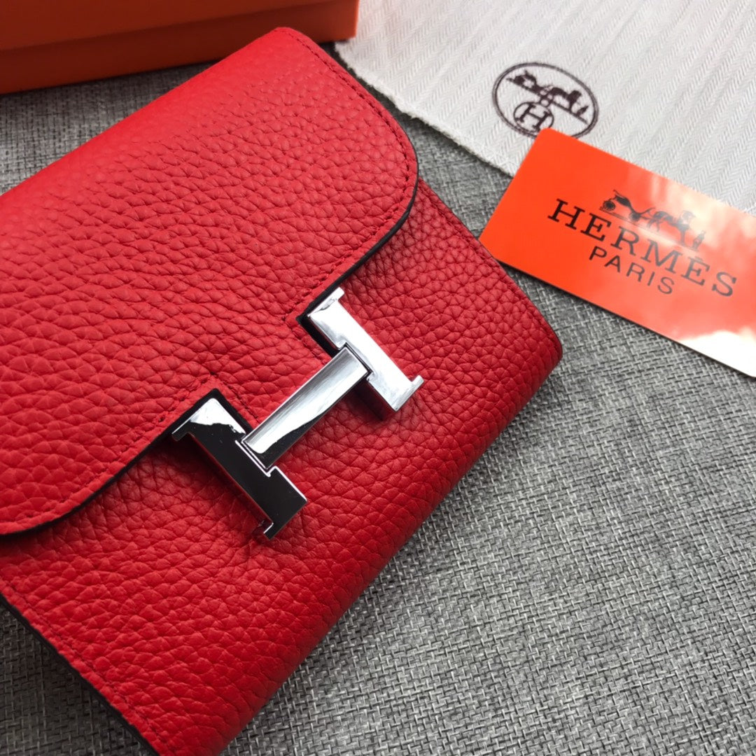 Hermes Constance red bag – front view