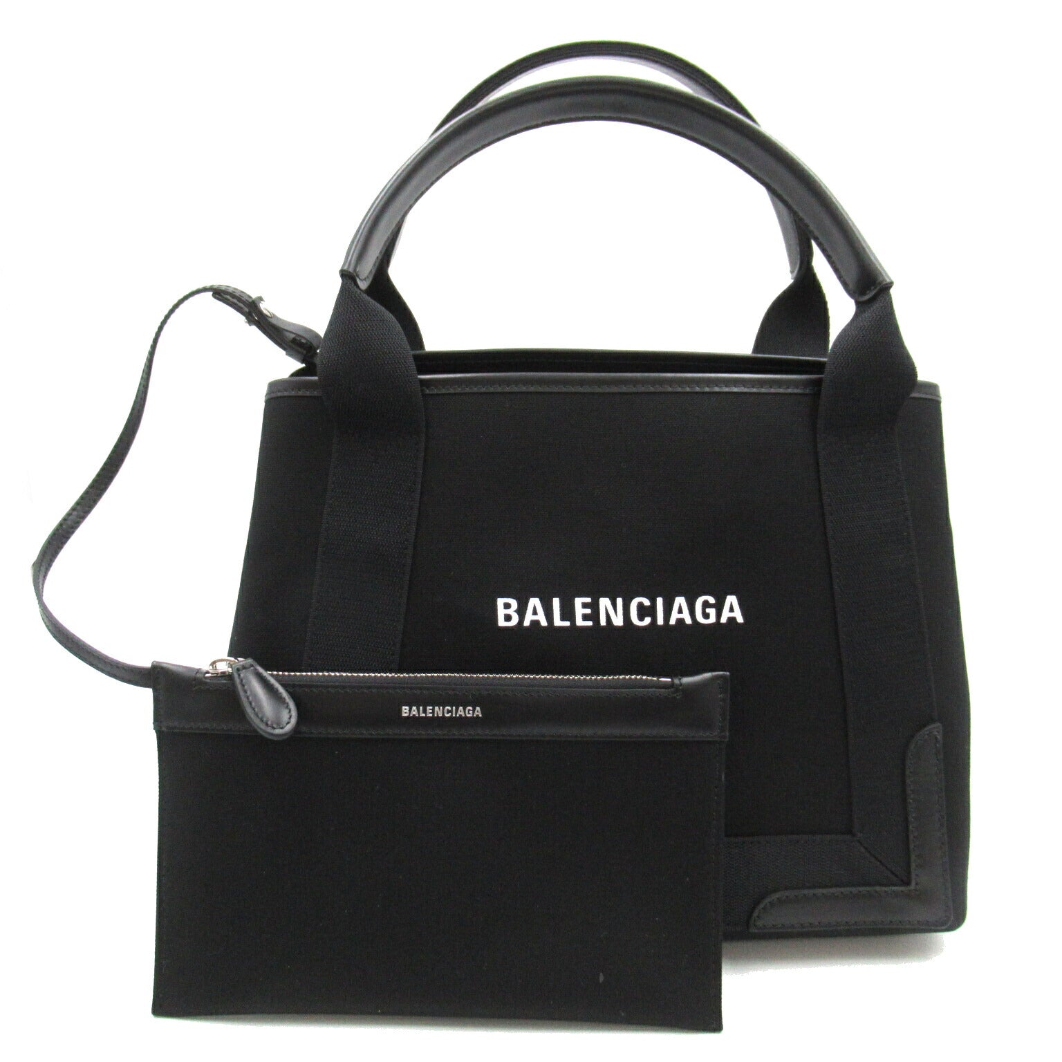 Balenciaga Tote navy bag – front view
