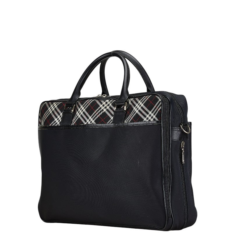 Burberry Nova Check Nylon Pelle Business Bag