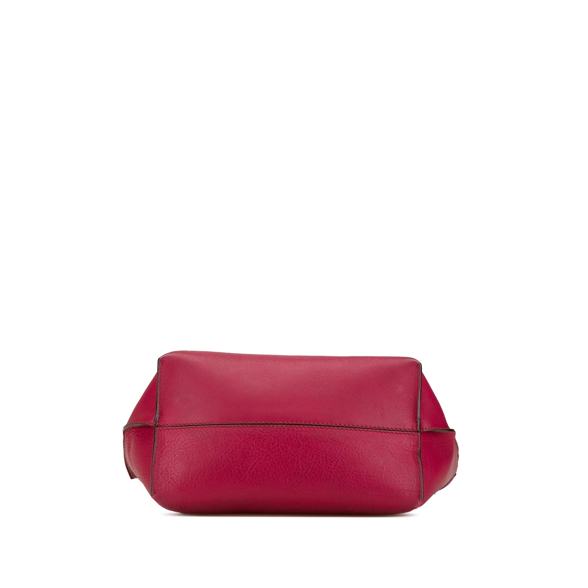 Rosso Fendi Piccola Pelle All In Shopping Tote