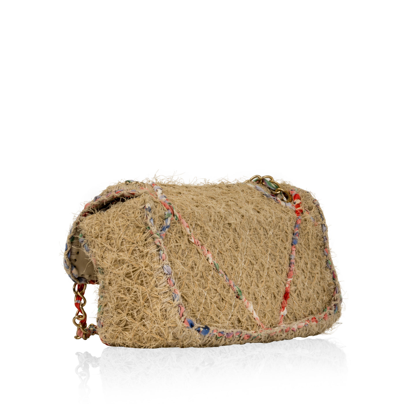 Straw Classic Borsa con patta