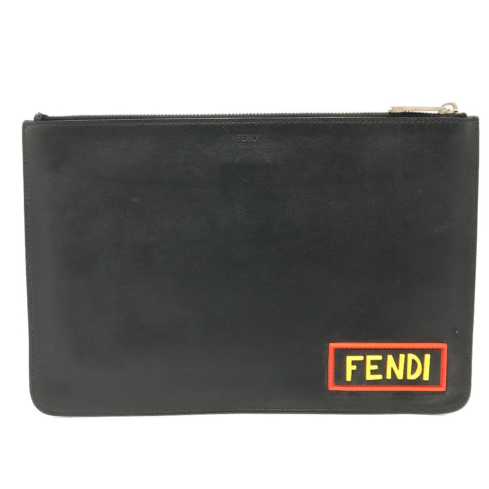 Fendi Pochette Pelle Nero LOVE Da Uomo