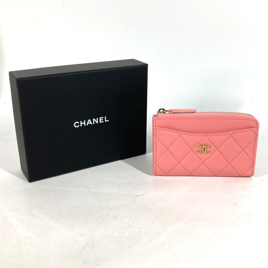 Chanel handbag pink – front view