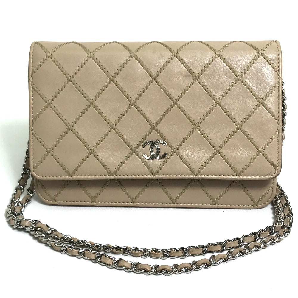 Chanel 30 Agnello Beige Borsa a mano 2