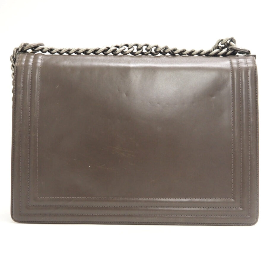 Chanel Shoulder Bag grey – front view