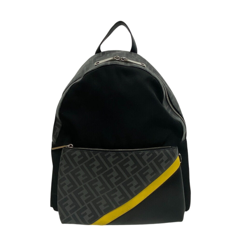 Fendi Backpack black bag – front view