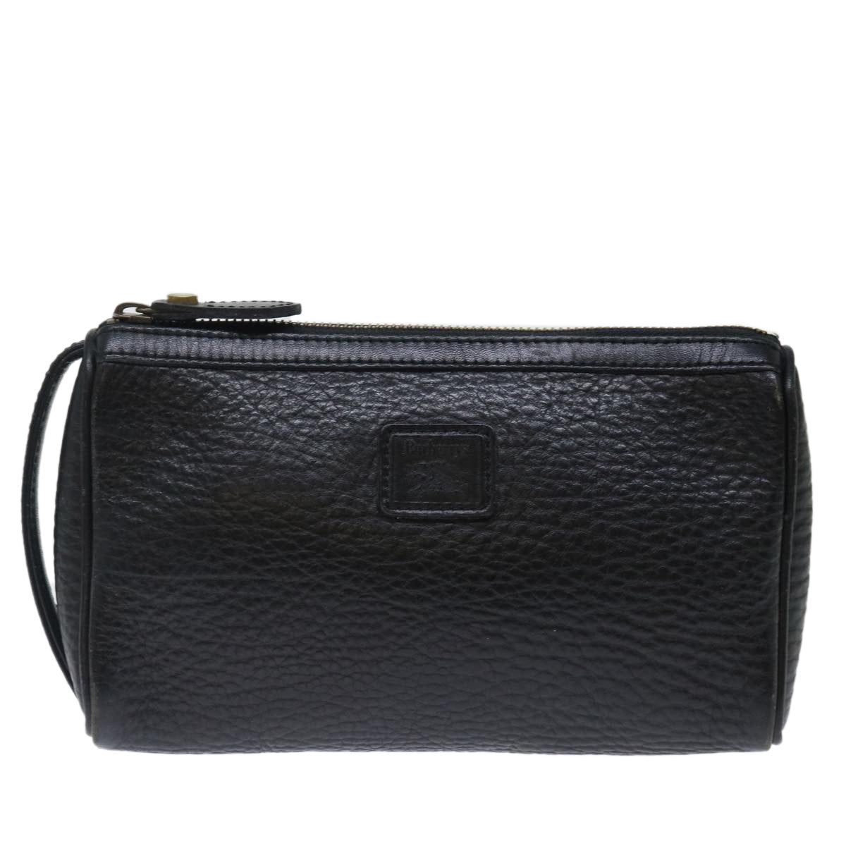 Burberry Pochette Bag Pelle Nero Auth ar11739