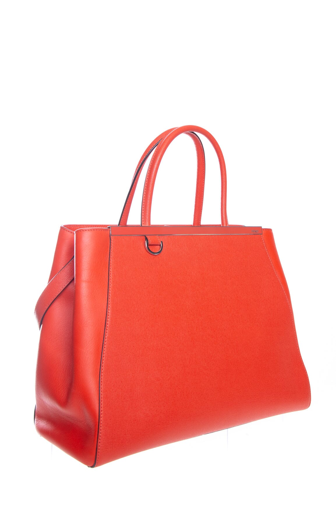 Borsa a mano Fendi 2jours in Pelle Corallo