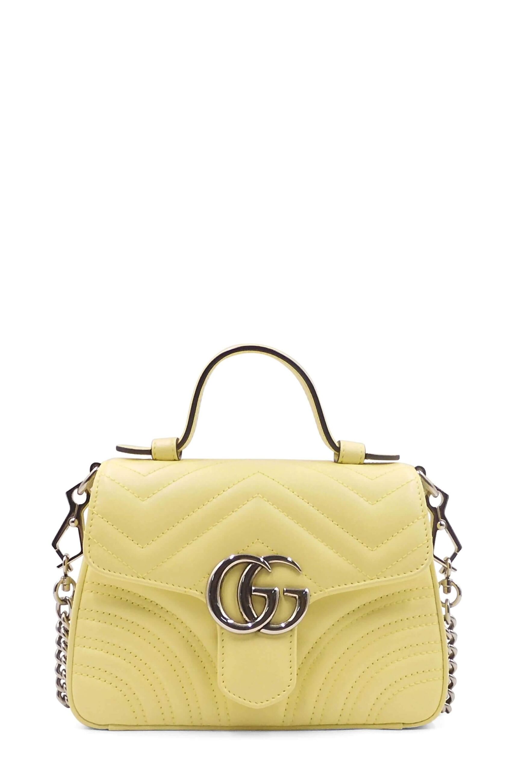 GG Marmont Mini Top Handle Pastel Giallo
