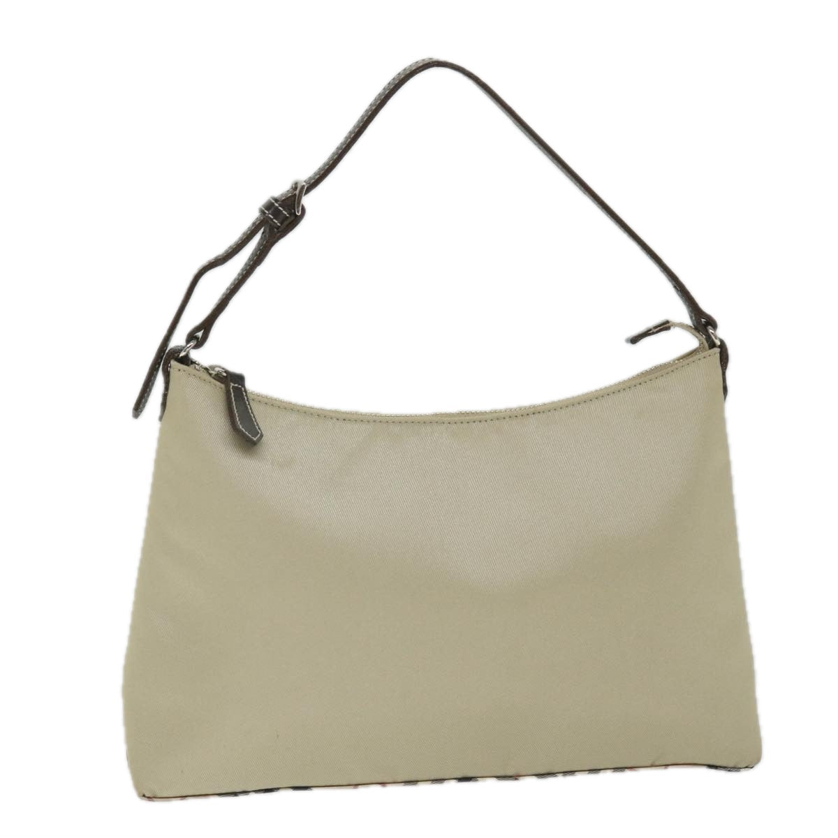 Burberry Blu Label Borsa a spalla Nylon Beige Auth hk910