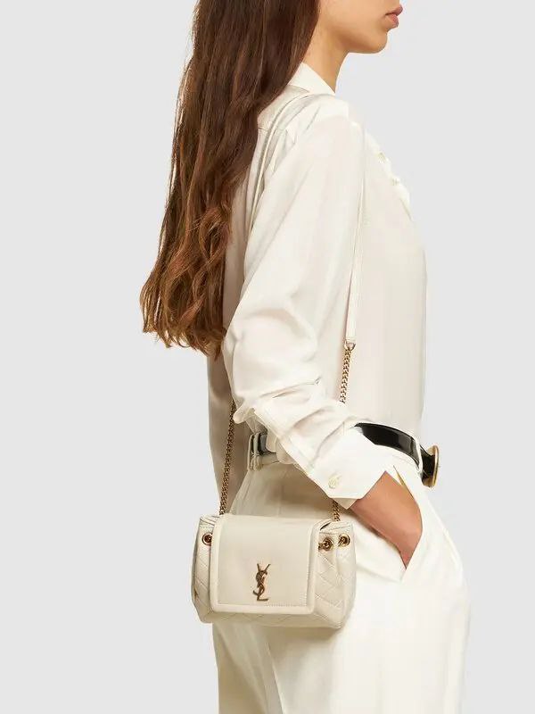 Saint Laurent mini lolita borsa a tracolla in pelle