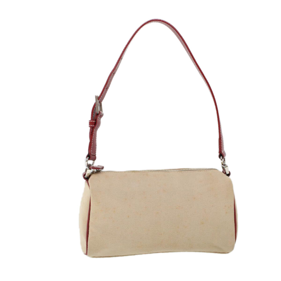 BURBERRY Blue Label Shoulder Bag Canvas Beige Auth ti1213 | Studio Nafay