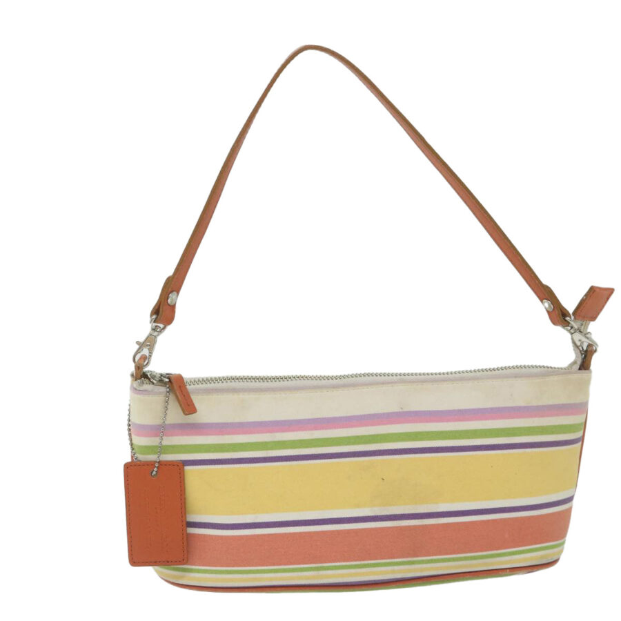 BURBERRY Blue Label Shoulder Bag Canvas Multicolor Auth ti1389 | Studio Nafay