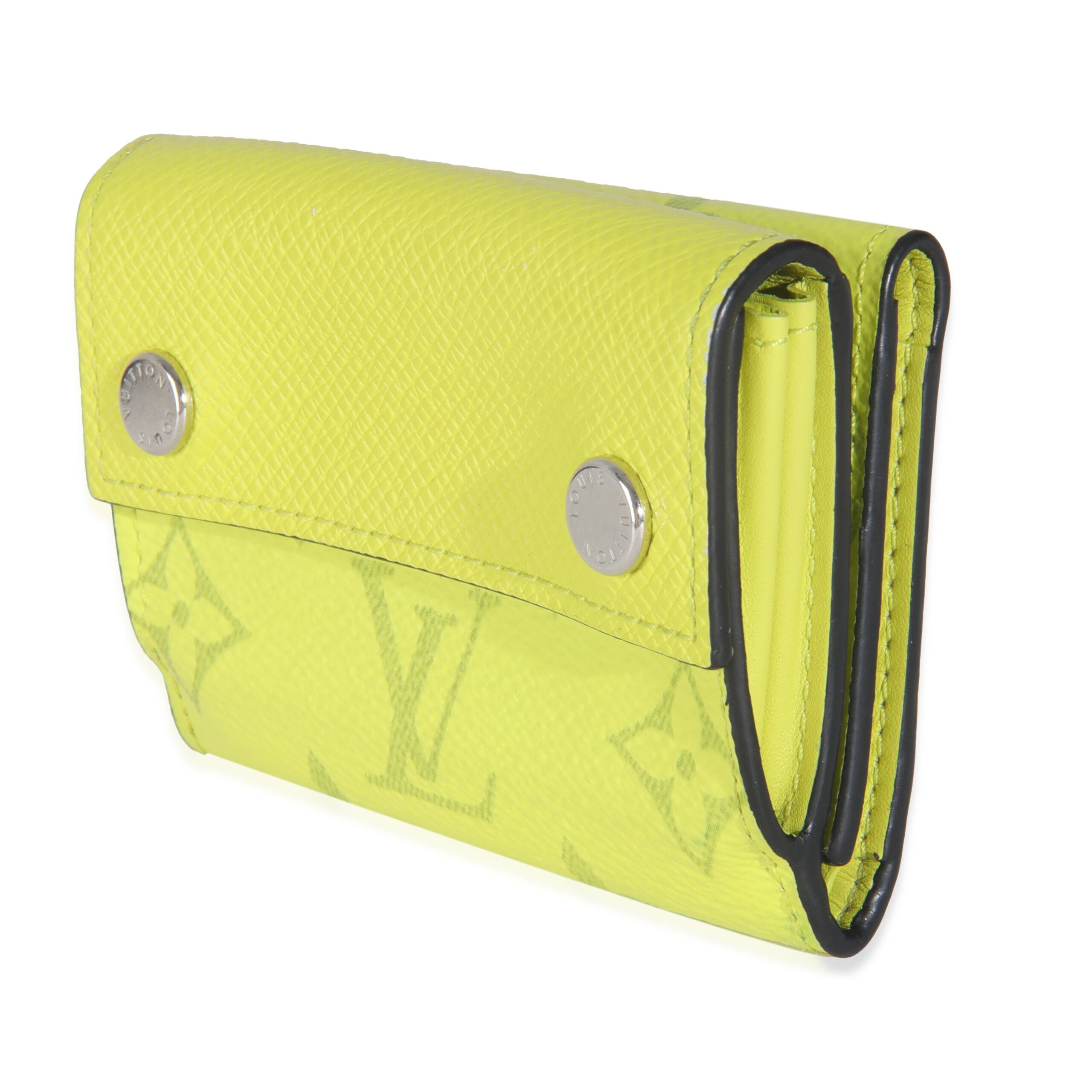 Louis Vuitton Giallo Tiagrama Discovery Compact Portafoglio